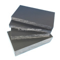 Plaque en PVC rigide gris gris tige en PVC